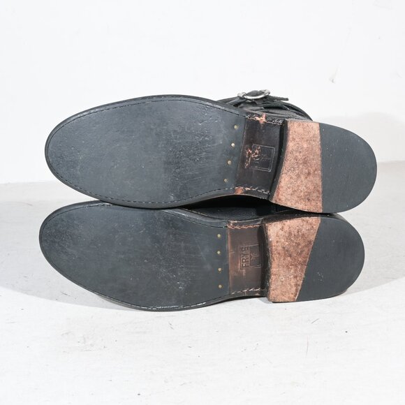 Frye 77734 Shirley Strappy Short Boot in Black - 7.5 - Picture 3 of 8